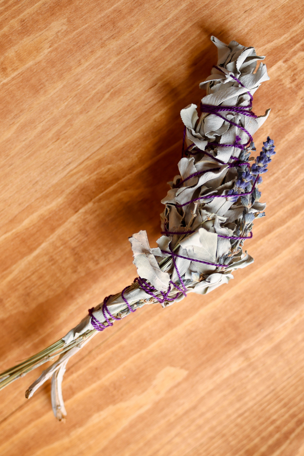 Lavender Essentials - Smudge Stick with Dried Lavender Lavender Essentials - Smudge Stick with Dried Lavender
