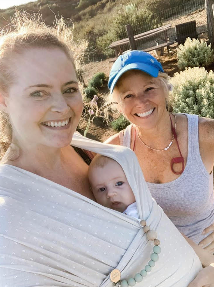 Ramona Lavender Farm History - Claire with daughter and granddaughter